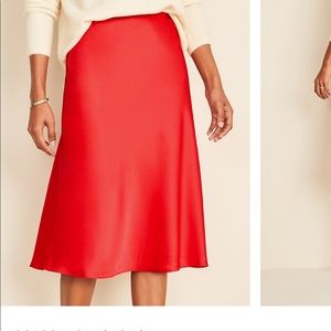 NWT Ann Taylor beautiful red skirt